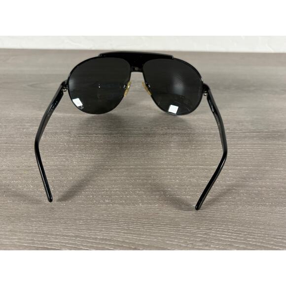 Dolce & Gabbana DG2136 Aviator Sunglasses 620/11 Black 62mm – Made in Italy - Picture 4 of 7